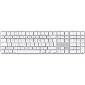 Клавиатура Apple Magic Keyboard with Touch ID and Numeric Keypad USB–C (MXK73), White, белый